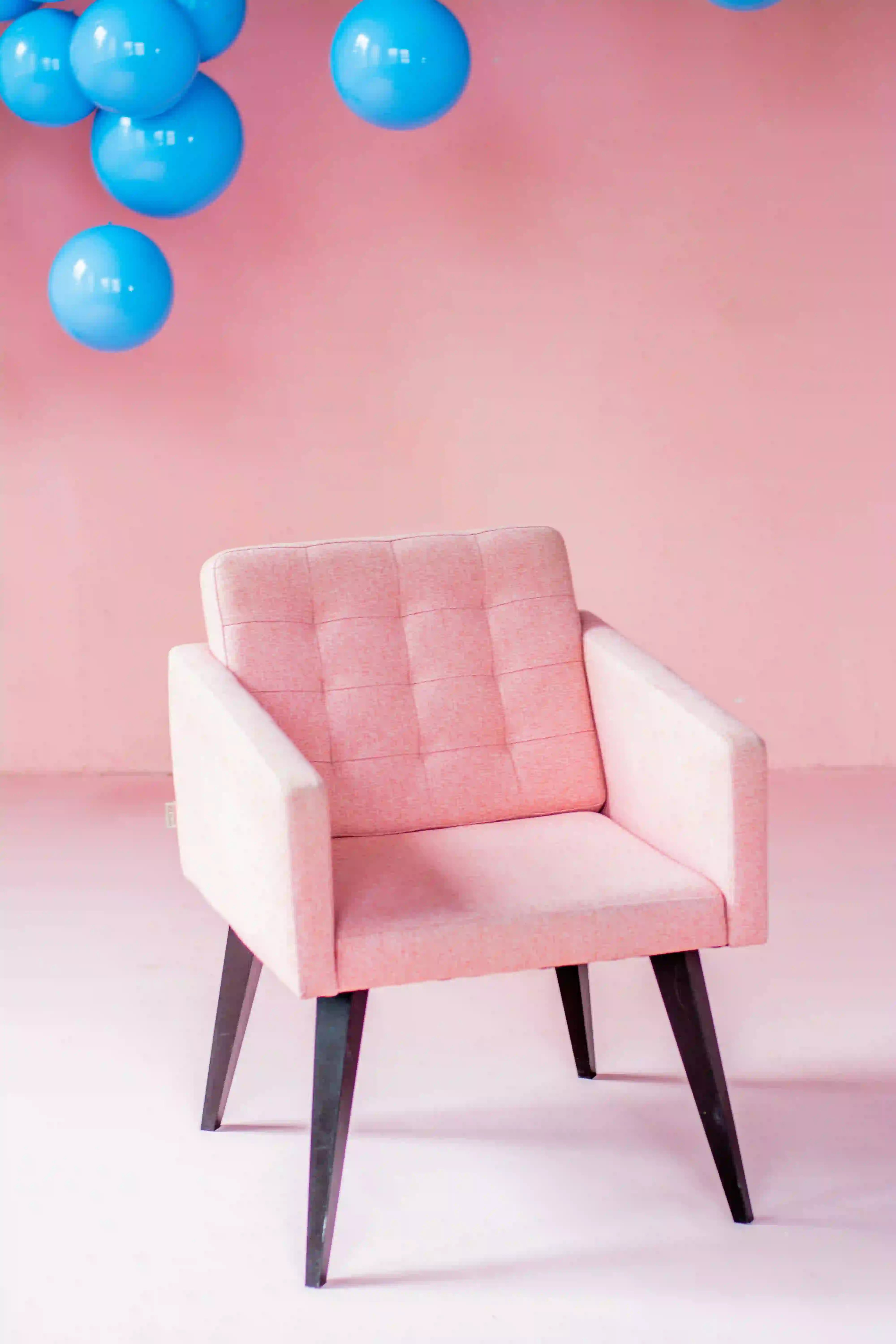 Accent Chair Blush Pink